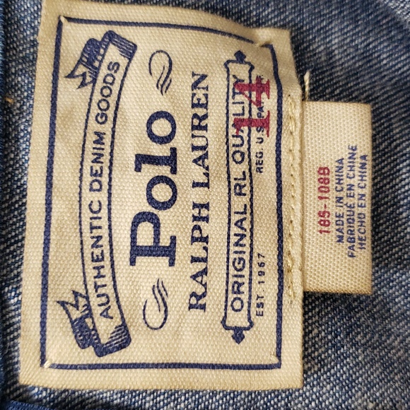 NWT Polo by Ralph Lauren Casual 100% Cotton Denim Dress Grommet Lace Detail - Picture 6 of 9